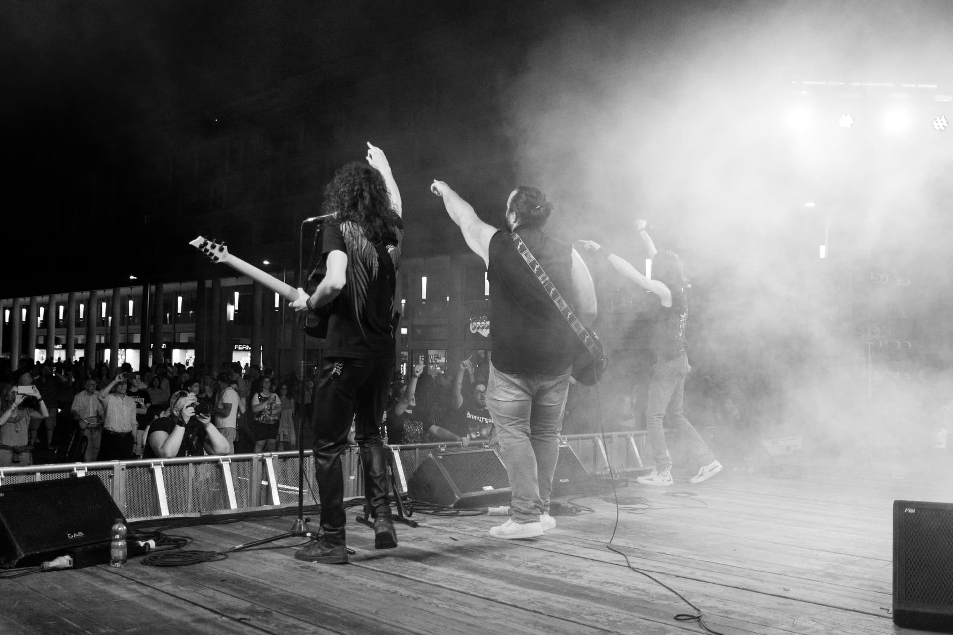 Consequence performing live on stage